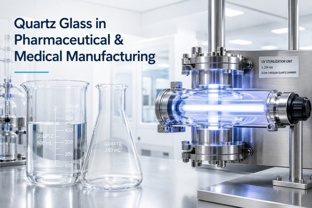 Quartz Glass in Pharmaceutical & Medical Manufacturing: Where It’s Used (and Where It Isn’t)