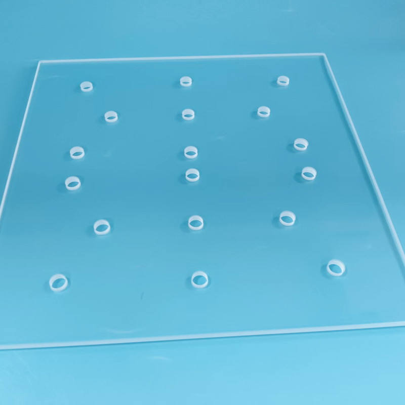 Custom Machined Quartz Plates