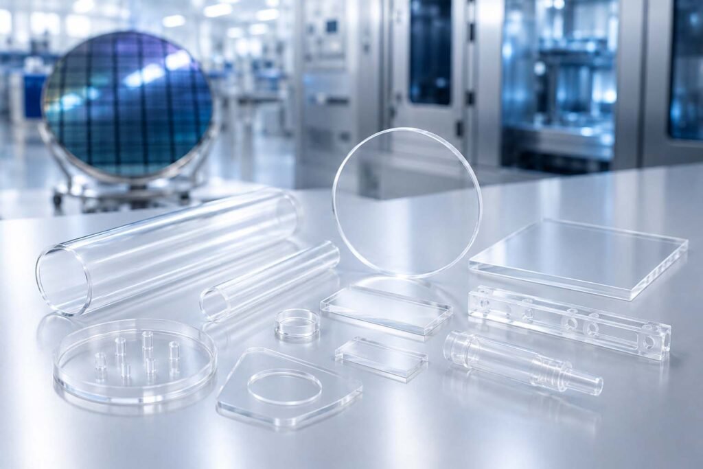 Quartz Glass for Semiconductor Processing