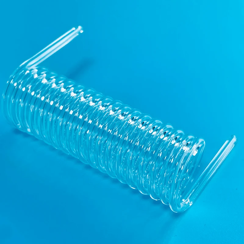 Custom Spiral, Helical & U-Shaped Quartz Tubes