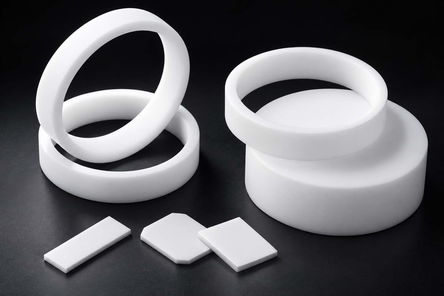Milky quartz rings discs and rectangular thermal plates for milky quartz glass